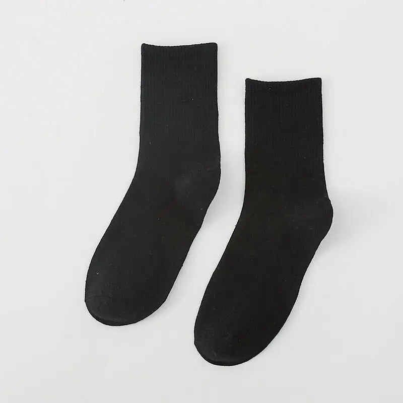 Cotton Socks One Size Coolest Style Checkerboard / Black