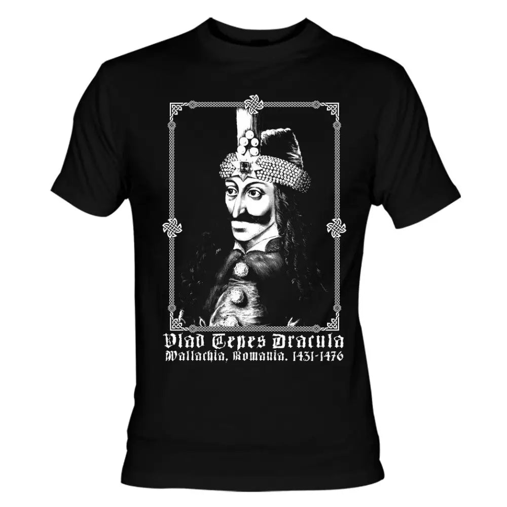 Cotton T Shirt Dracula Weird Vlad Tepes Graphic Design