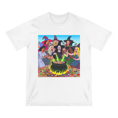 Cotton T Shirt Multicultural Witch Party Ghoul Gathering
