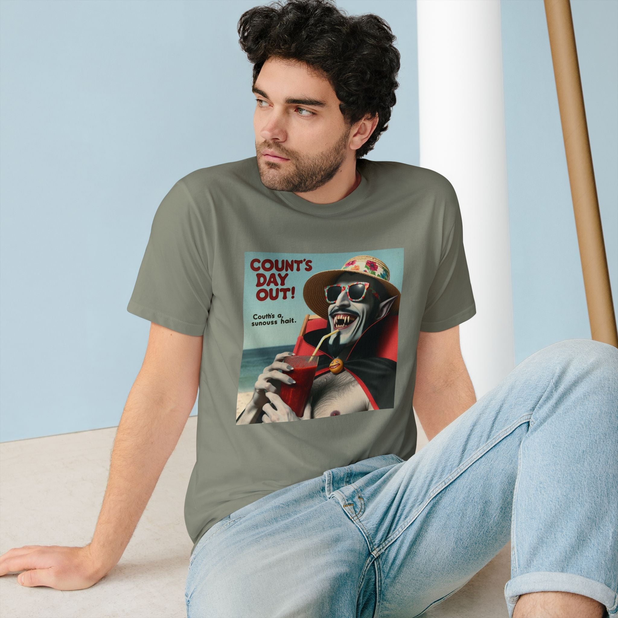 Cotton T-Shirt Universal Terror Vampire Design