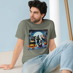 Cotton T Shirt with Classically Spooky Specters Design