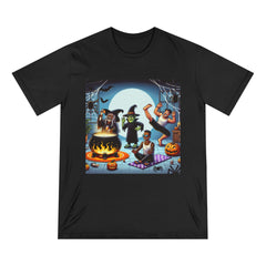 Cotton T Shirt with Classically Spooky Specters Design