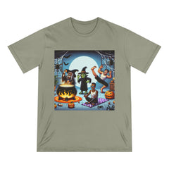 Cotton T Shirt with Classically Spooky Specters Design