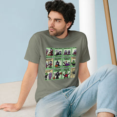 Cotton Terror T-Shirt with Horror Characters Design