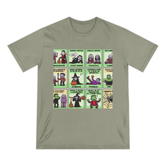 Cotton Terror T-Shirt with Horror Characters Design