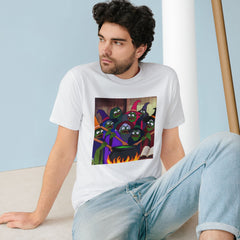 Cotton Terror T-Shirt with Mystic Shadows Witch Design