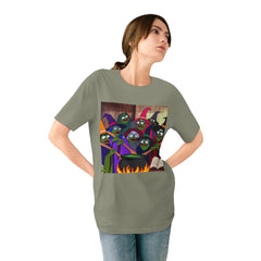 Cotton Terror T-Shirt with Mystic Shadows Witch Design