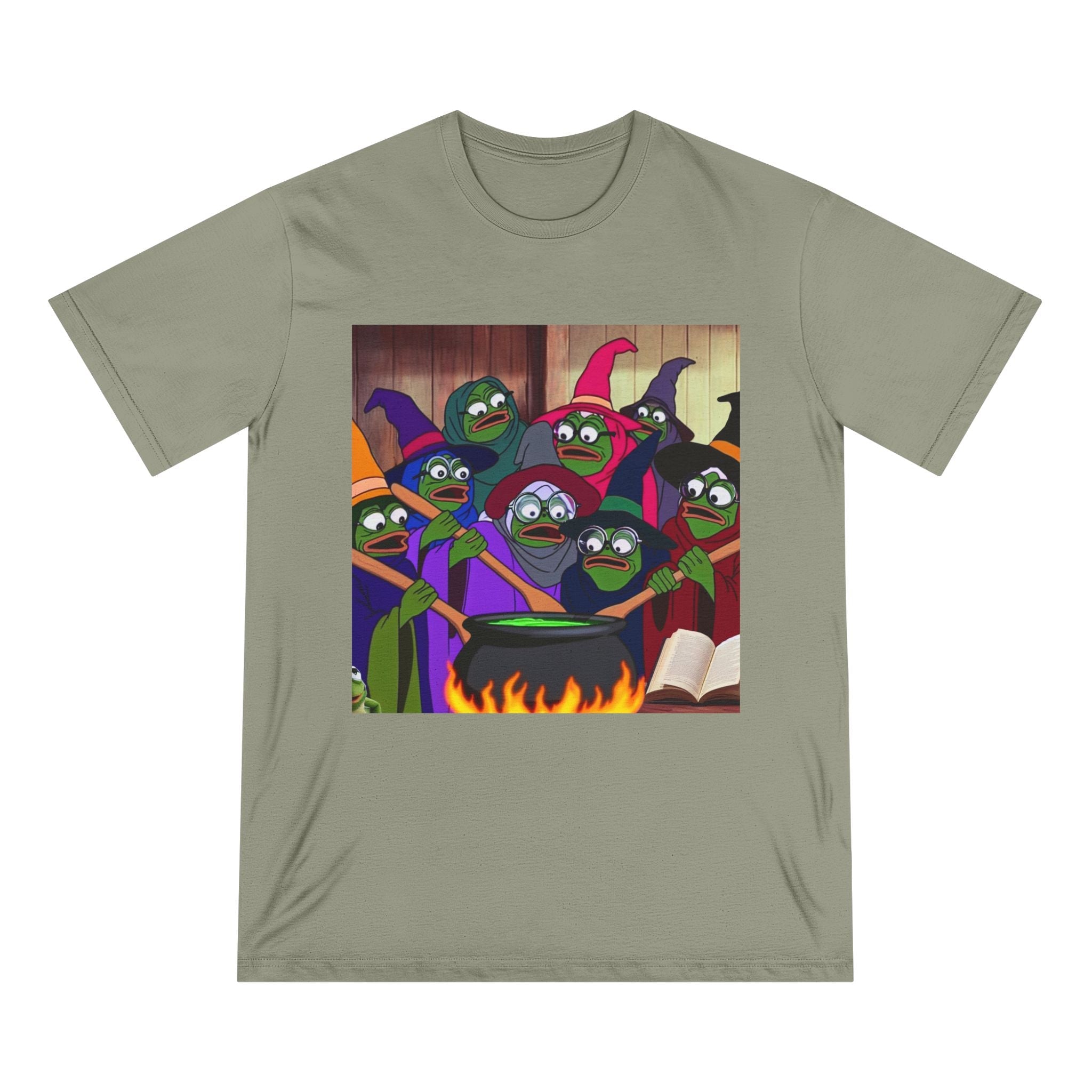 Cotton Terror T-Shirt with Mystic Shadows Witch Design