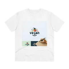 Cotton Vegan Logo T-Shirts with Refined Typography