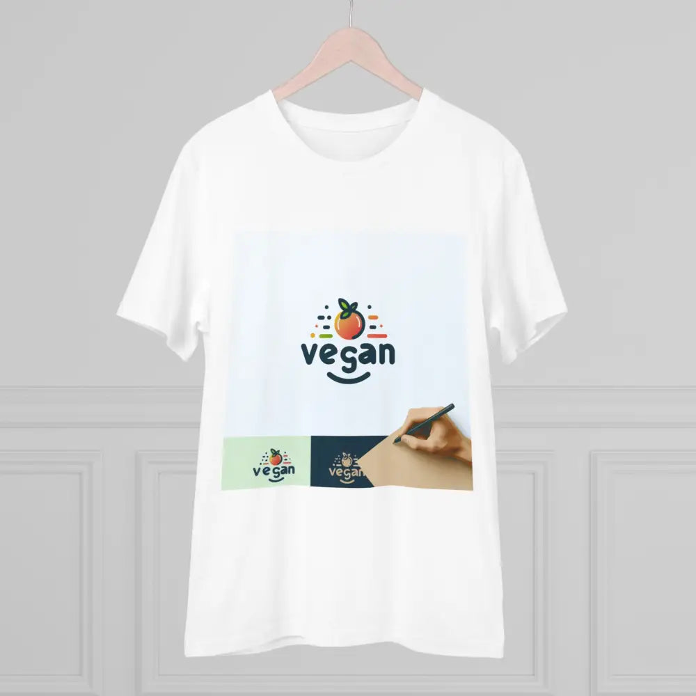 Cotton Vegan Logo T-Shirts with Refined Typography
