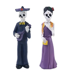 Couple Skull Statues Creative Home Decoration