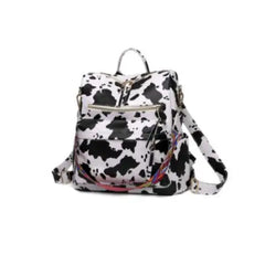 Cow Print PU Leather Handbags and Shoulder Bag