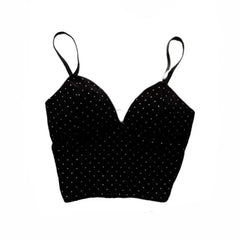 Crescent Moon Butterfly Backless Slim Camis Tank Top D / S