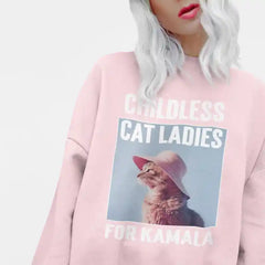 Childless Cat Ladies for KAMALA Sweatshirt