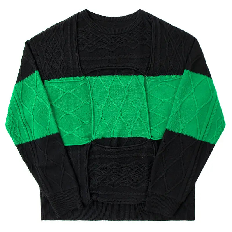 Cross-Knit Sweater Strip