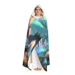 ’Crystal Mirage - Magical Hooded Sherpa Blanket’