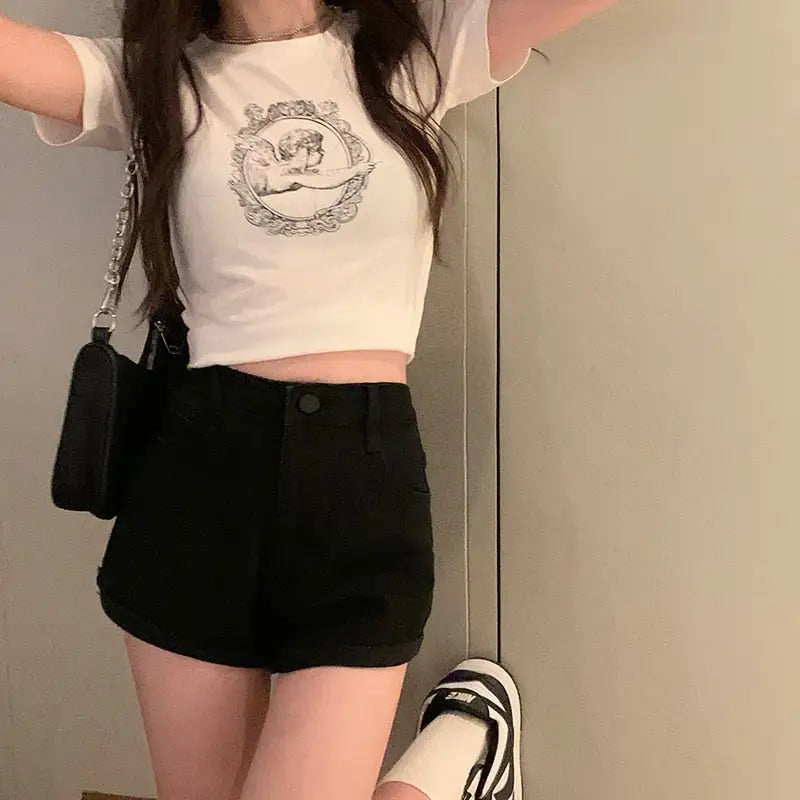 Cupid’s Mirror Graphic Top for Women