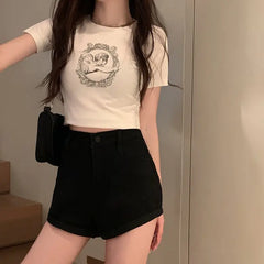 Cupid’s Mirror Graphic Top for Women