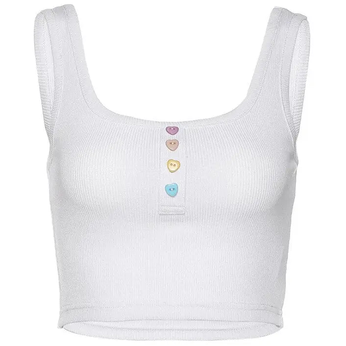 Cute Aesthetic Pastel Color Sexy Tank Tops