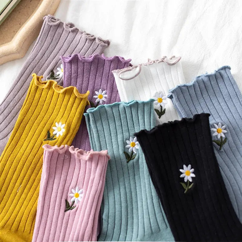 Cute Daisy Flower Socks