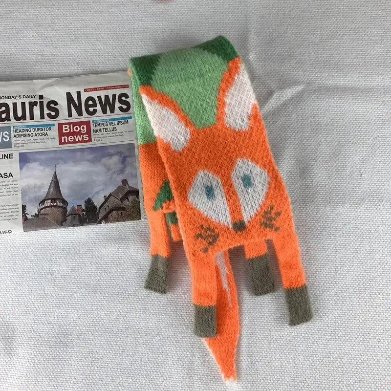 Cute Fox Comfortable Wrap Scarf