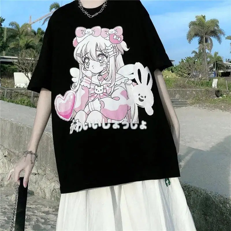 Cute Girl Oversize T-Shirt