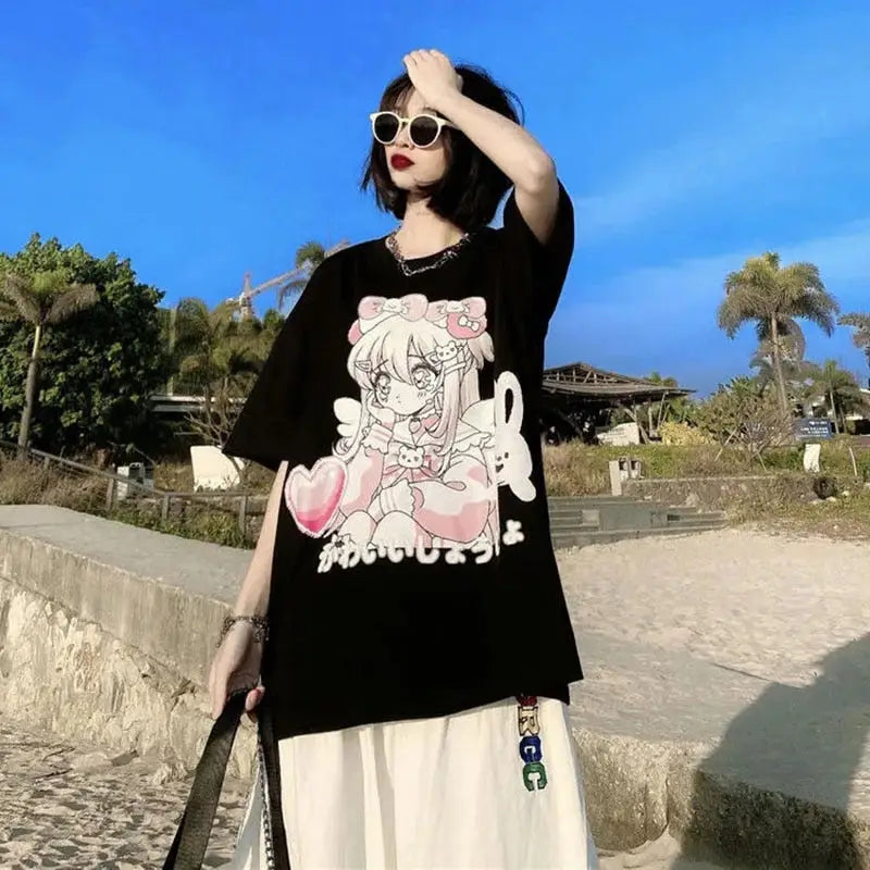 Cute Girl Oversize T-Shirt