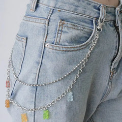 Cute Gummy Bear Belt Waist Chain