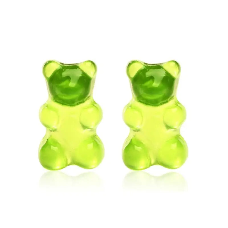 Cute Jelly Bear Stud Earrings