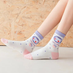 Cute Pastel Cartoon Socks