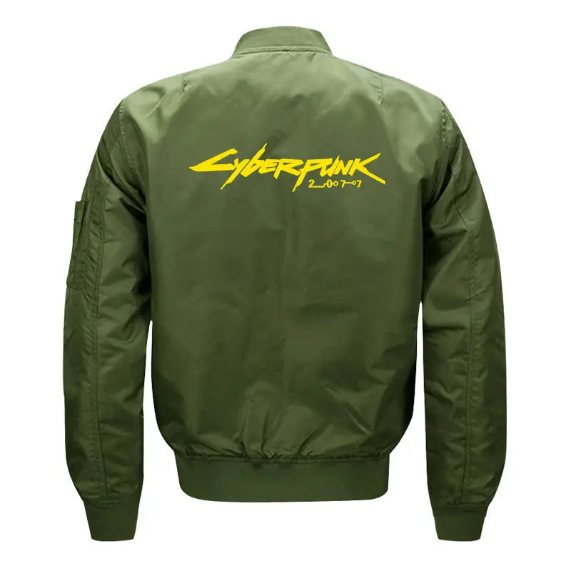 Cyberpunk 2077 Samurai Bomber Jacket - II / Green / M