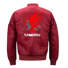 Cyberpunk 2077 Samurai Bomber Jacket / Red / XXXL