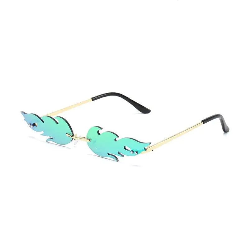 Cyberpunk Kitch Flame Sunglasses