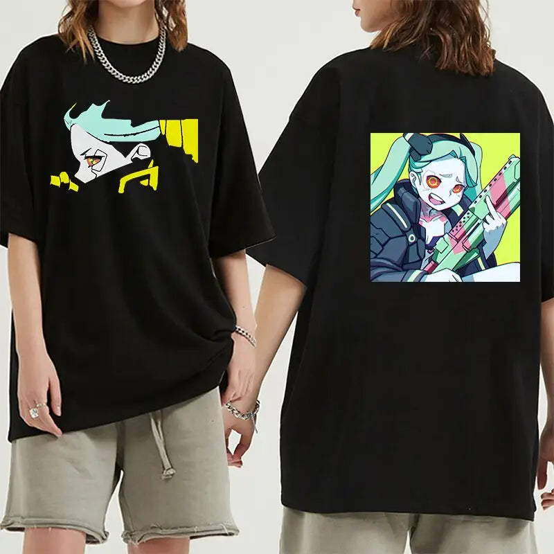 Cyberpunk Oversized Short Sleeve T-Shirt