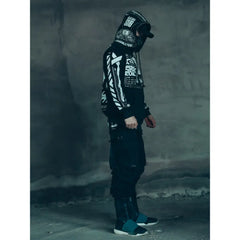 Cyberpunk Skull Post Apocalyptic Hoodie Jacket