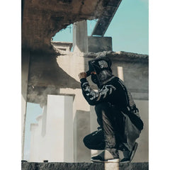 Cyberpunk Skull Post Apocalyptic Hoodie Jacket