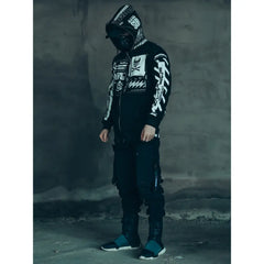 Cyberpunk Skull Post Apocalyptic Hoodie Jacket