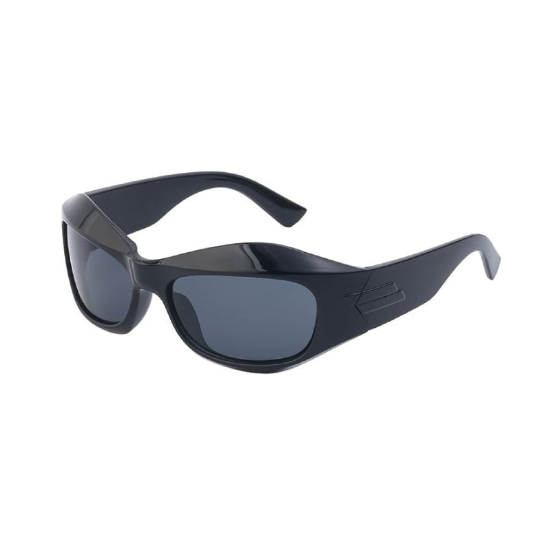 Cyberpunk Sport Sunglasses - Gloss-Black / One Size