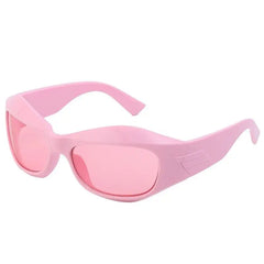 Cyberpunk Sport Sunglasses UV400 Mirror Polycarbonate Frame