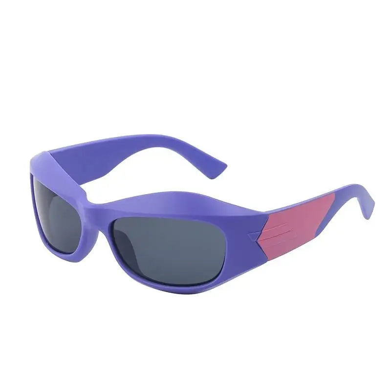 Cyberpunk Sport Sunglasses UV400 Mirror Polycarbonate Frame