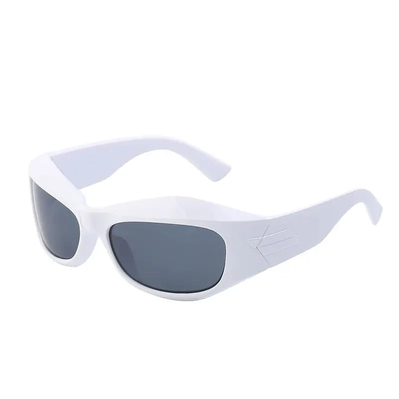 Cyberpunk Sport Sunglasses UV400 Mirror Polycarbonate Frame