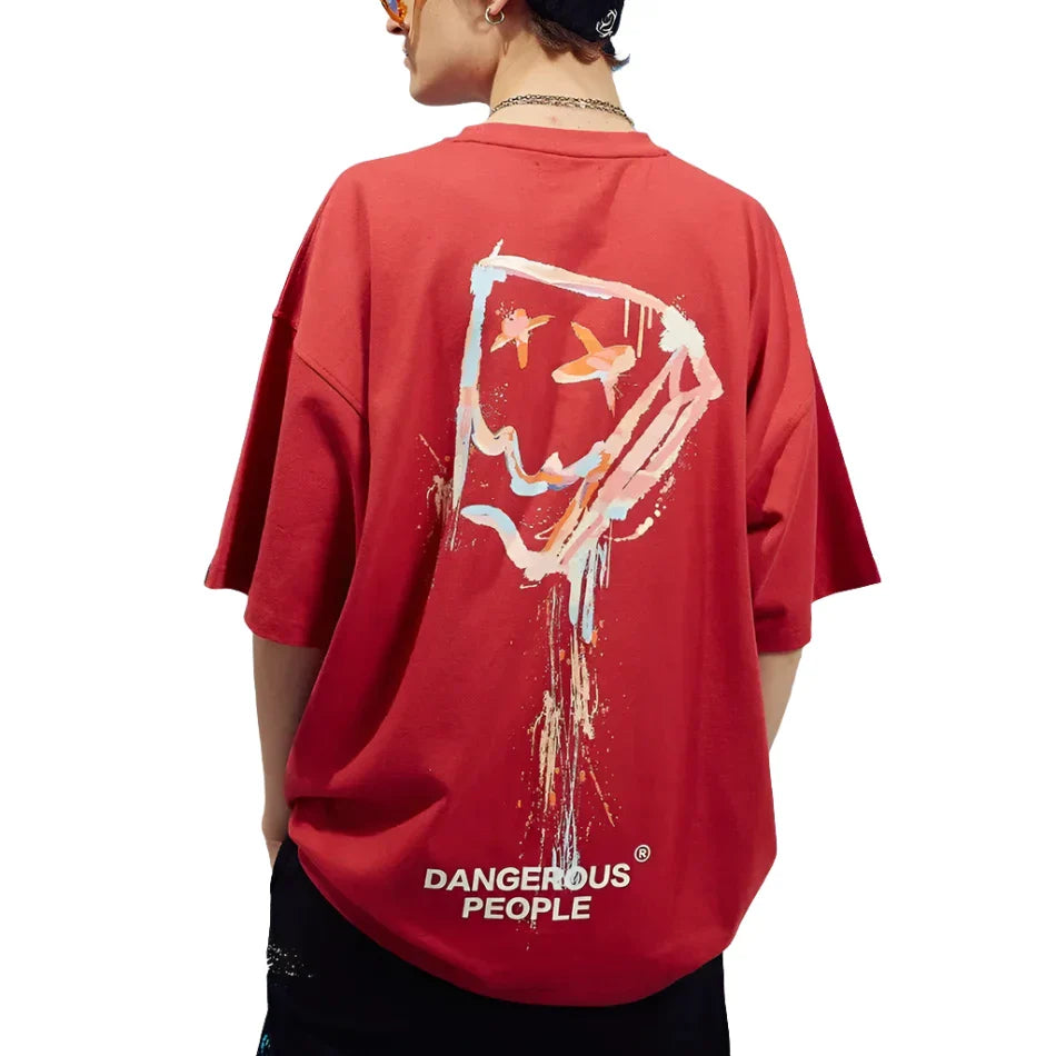 Dangerous People Paper Bag Loose Fit T Shirt
