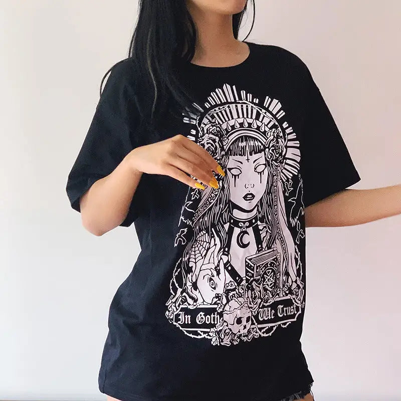 Dark Witch Trust Graphic T Shirt