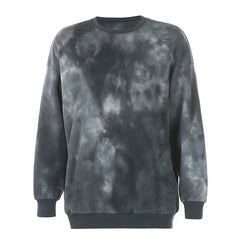 Darlingaga Tie Dye Sweatshirt - Grey / S - SWEATSHIRT