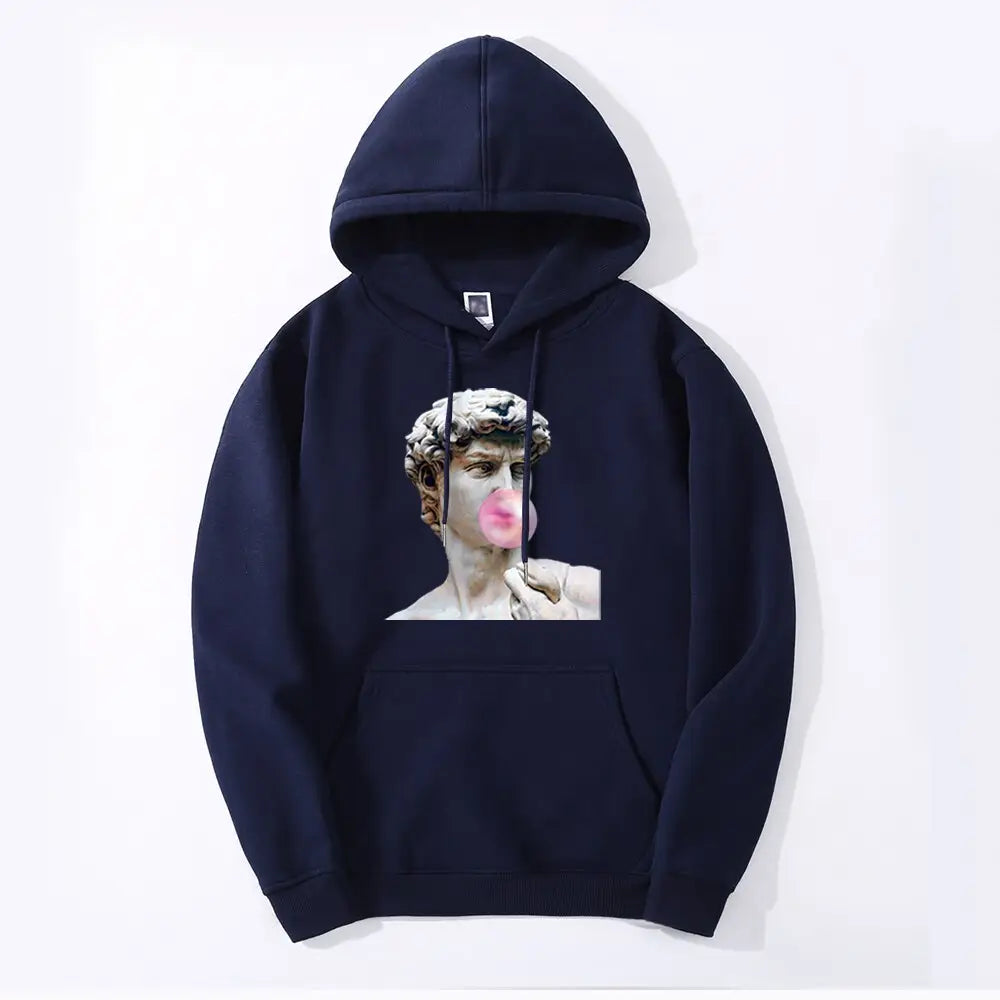 David Michelangelo Statue Vaporwave Hoodie