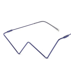 Decorative Metal Half Frame Glasses for Men and Women