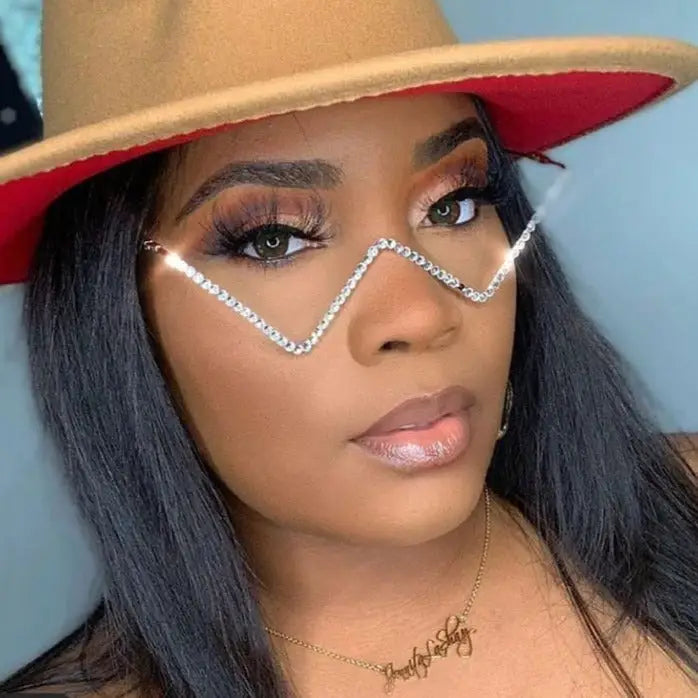 Decorative Metal Half Frame Glasses for Men and Women