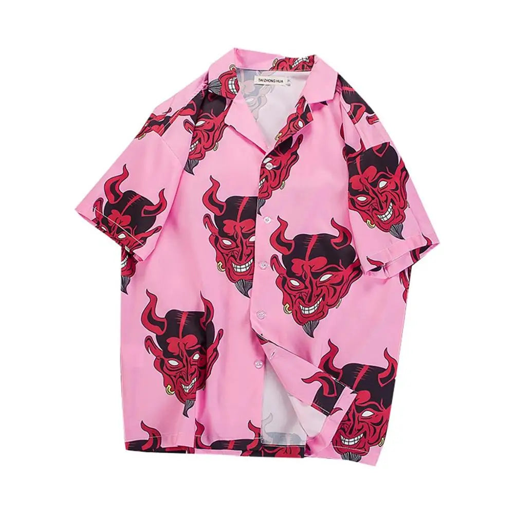 Demon Urban Fashion Shirt - Pink / M - Shirts