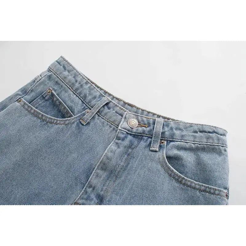 Denim Jeans Cherub Floral Angelic Style