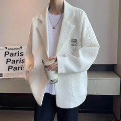 Casual Lapel Long Sleeve Blazer